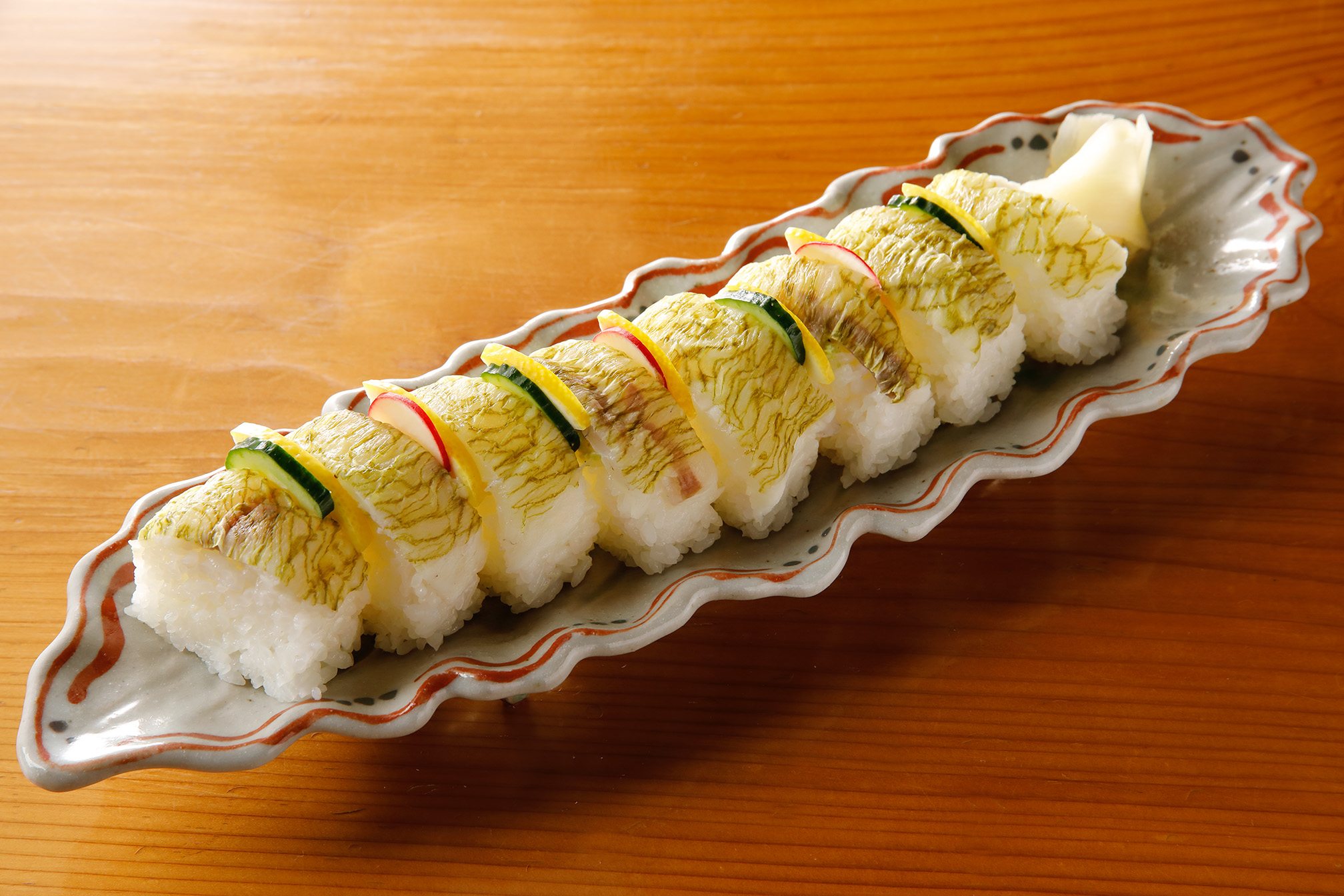 鯛の棒寿司